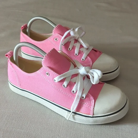 Faded Glory Shoes Faded Glory Converse Style Sneakers Pink